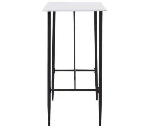 5-Daļīgs Bāra Mēbeļu Komplekts, Melns Audums Vidaxl