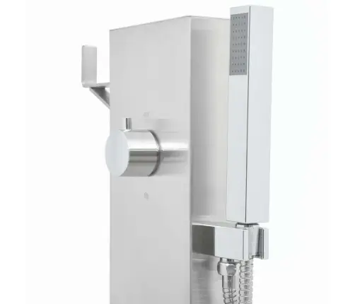 Āra Duša Ar Pamatni, Wpc, Nerūsējošs Tērauds Vidaxl