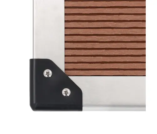 Āra Duša Ar Pamatni, Wpc, Nerūsējošs Tērauds Vidaxl