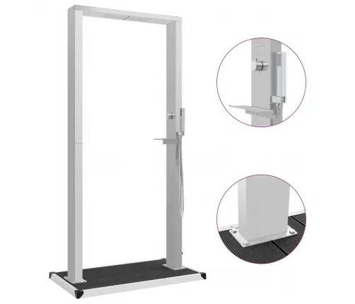 Välidušš Koos Alusega, Wpc, Roostevaba Teras