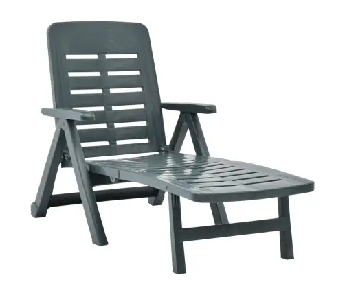 Kokkupandav Päevitustool, Plastist, Roheline