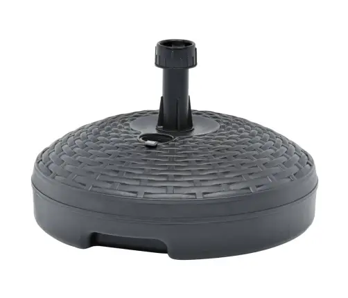 Saulessarga Pamatne, Pelēka, 20 L, Plastmasas Rotangpalma Vidaxl