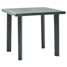 Sodo Stalas, Žalios Spalvos, 80X75X72cm Plastikas