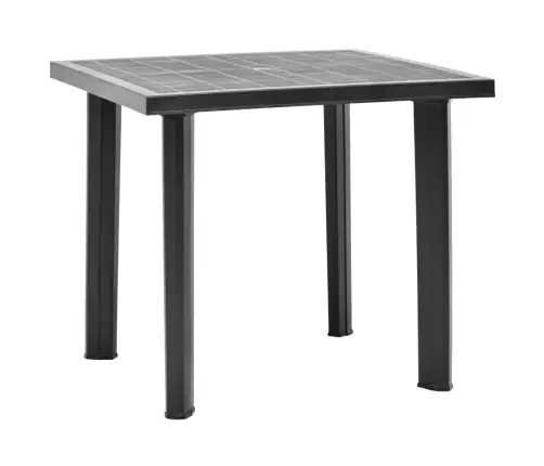 Dārza Galds, Antracītpelēks, 80X75X72 Cm, Plastmasa Vidaxl Dārza Galds, Antracītpelēks, 80X75X72 Cm, Plastmasa Vidaxl