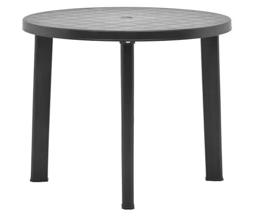 Dārza Galds, Antracītpelēks, 89 Cm, Plastmasa Vidaxl Dārza Galds, Antracītpelēks, 89 Cm, Plastmasa Vidaxl
