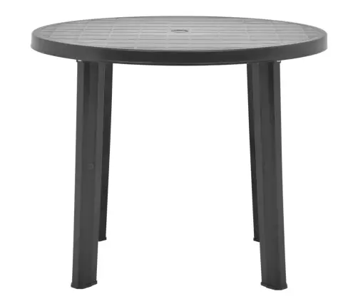 Dārza Galds, Antracītpelēks, 89 Cm, Plastmasa Vidaxl Dārza Galds, Antracītpelēks, 89 Cm, Plastmasa Vidaxl