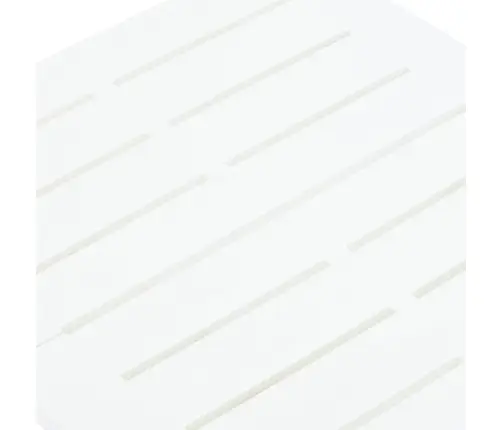 Sulankstomas Sodo Stalas, Baltos Spalvos, 45X43X50cm Plastikas