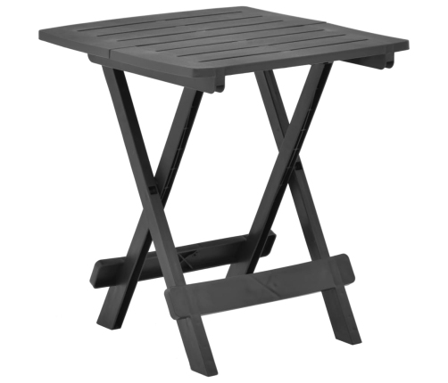 Sulankstomas Sodo Stalas, Antracito, 45X43X50cm Plastikas