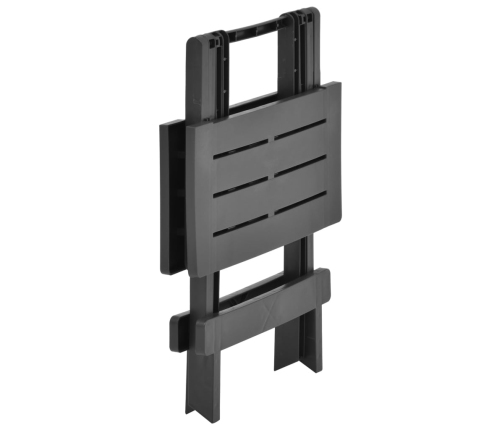 Sulankstomas Sodo Stalas, Antracito, 45X43X50cm Plastikas