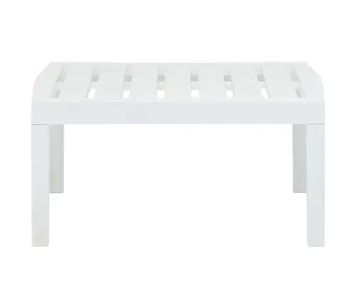 Dārza Galds, Balts, 78X55X38 Cm, Plastmasa Vidaxl