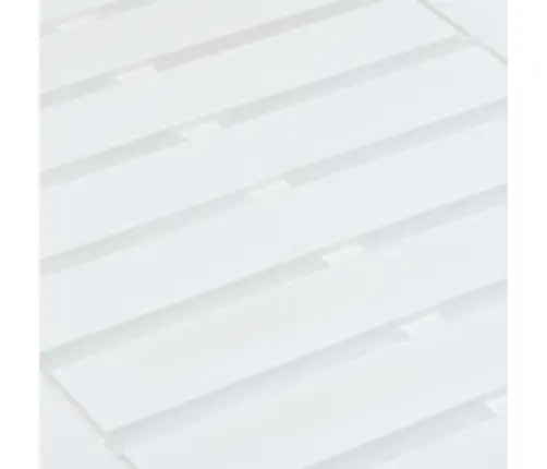 Dārza Galds, Balts, 78X55X38 Cm, Plastmasa Vidaxl