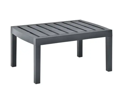 Dārza Galds, Antracītpelēks, 78X55X38 Cm, Plastmasa Vidaxl