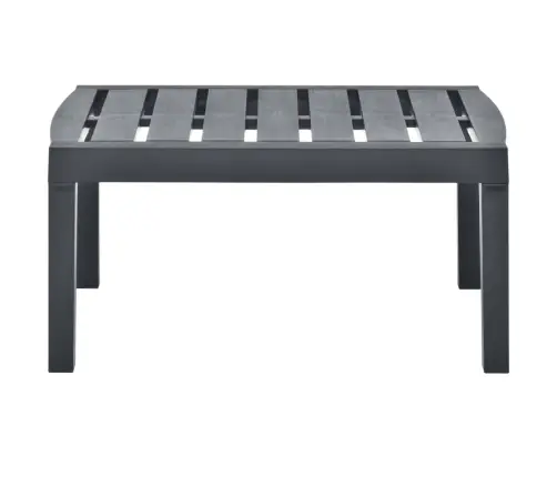 Dārza Galds, Antracītpelēks, 78X55X38 Cm, Plastmasa Vidaxl