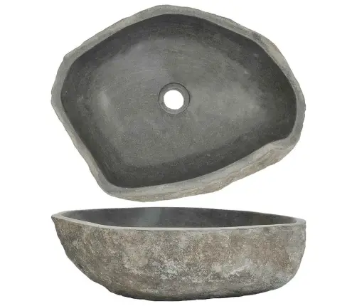 Izlietne, Upes Akmens, Ovāla, (45-53)X(34-41) Cm   Vidaxl