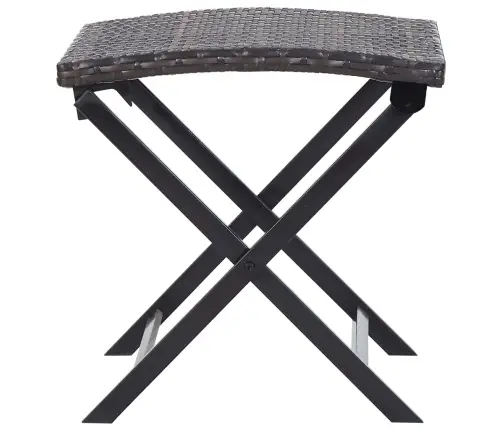 Sulankstoma Taburetė, Rudos Spalvos, Poliratanas