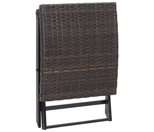 Sulankstoma Taburetė, Rudos Spalvos, Poliratanas