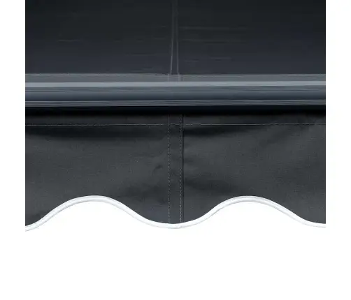 Rankiniu Būdu Ištraukiama Markizė Su Led, Antracitas, 300X250Cm