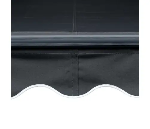 Rankiniu Būdu Ištraukiama Markizė Su Led, Antracito, 450X300Cm