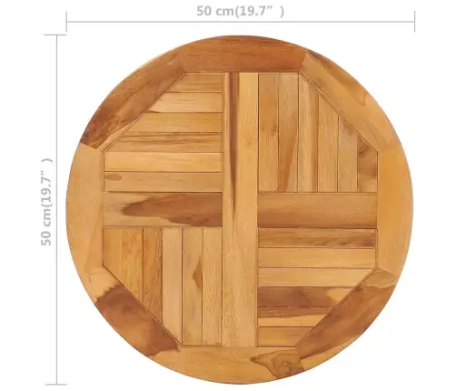 Rotējoša Paplāte, Masīvs Tīkkoks  Vidaxl