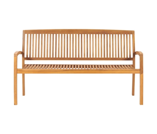 Trīsvietīgs Dārza Sols, 159 Cm, Masīvs Tīkkoks Vidaxl