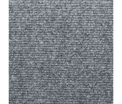 Laiptų Kilimėliai, Lipnūs, 15 Vnt., 65X21X4 cm Šviesiai Pilki, Stačiakampiai Kraštai