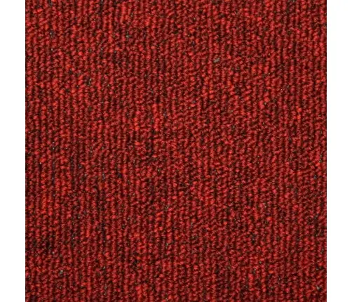 Kāpņu Paklājiņi, 15 Gab., 65X21X4 Cm, Bordo, Taisnstūrveida Mala Vidaxl