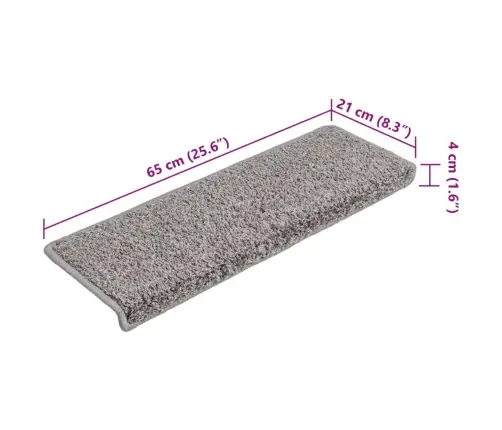 Trepimatid 15 Tk 65 X 21 X 4 Cm Hallid Ristkülikukujulised Servad