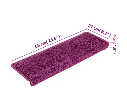 Trepimatid 15 Tk 65 X 21 X 4 Cm Violetsed Ristkülikukujulised Servad