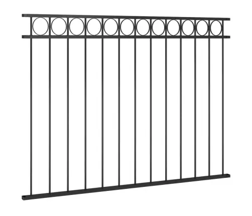 Aiapaneel Terasest 1,7 X 1,2 M Must