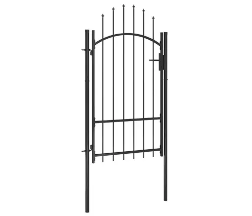 Sodo Vartai, Juodos Spalvos, 1X2,2M, Plienas
