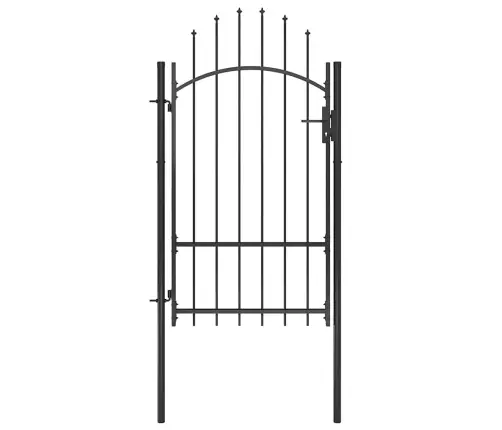 Sodo Vartai, Juodos Spalvos, 1X2,2M, Plienas