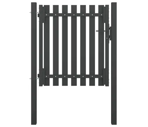 Žoga Vārti, 1X1,25 M, Tērauds, Antracītpelēki Vidaxl