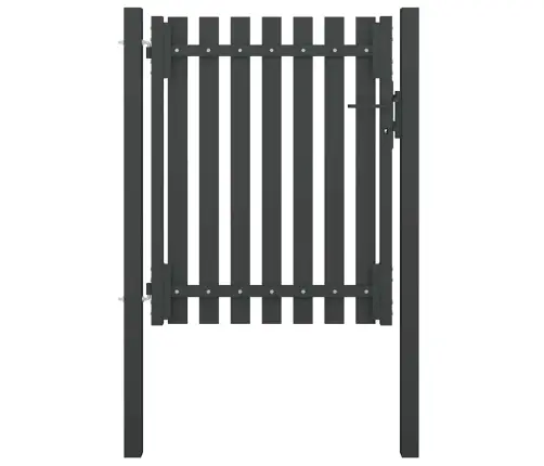 Žoga Vārti, 1X1,5 M, Tērauds, Antracītpelēki Vidaxl