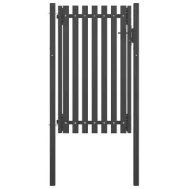 Dārza Žoga Vārti, Tērauds, 100X150 Cm, Antracīta Krāsā Vidaxl