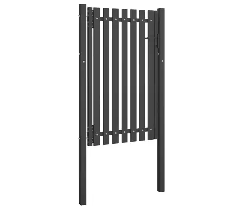Dārza Žoga Vārti, Tērauds, 100X150 Cm, Antracīta Krāsā Vidaxl