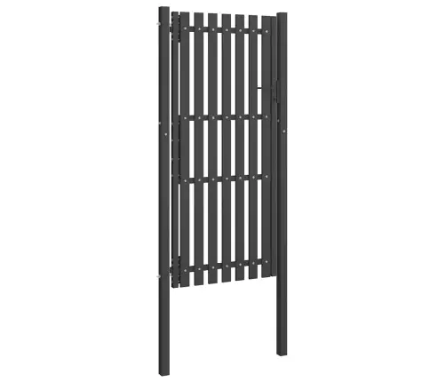 Žoga Vārti, 1X2,5 M, Tērauds, Antracītpelēki Vidaxl