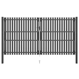 Aiavärav, Terasest, 400 X 200 cm Antratsiithall