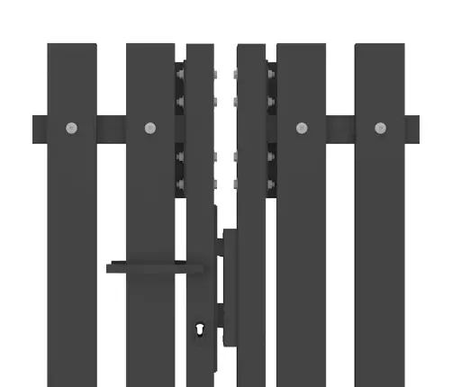 Žoga Vārti, 4X2,5 M, Tērauds, Antracītpelēki Vidaxl