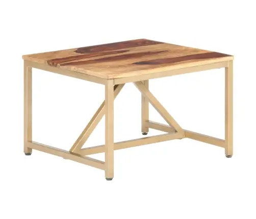 Kafijas Galdiņš, 60X60X40 Cm, Masīvkoks Vidaxl