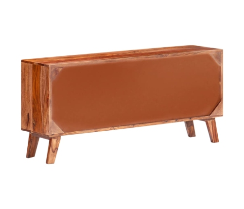 Kumode, Pelēka, 120X30X55 Cm, Masīvkoks Vidaxl