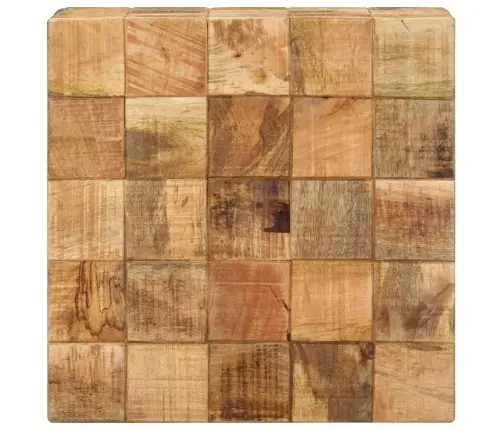 Kohvilauad 2 Tk, Kuubikudisainiga, Töötlemata Mangopuit