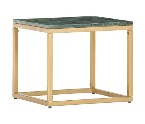 Kafijas Galdiņš, 40X40X35 Cm, Akmens, Zaļa Marmora Tekstūra Vidaxl