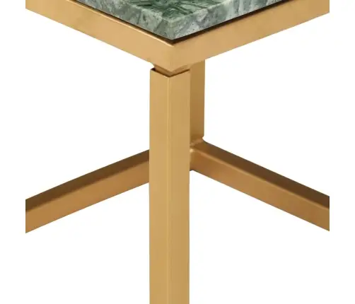 Kafijas Galdiņš, 40X40X35 Cm, Akmens, Zaļa Marmora Tekstūra Vidaxl