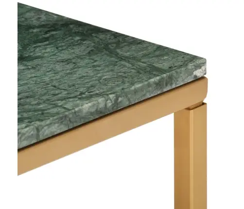 Kafijas Galdiņš, 40X40X35 Cm, Akmens, Zaļa Marmora Tekstūra Vidaxl