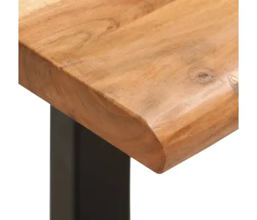 Töötlemata Servaga Pink 110 Cm Akaatsiapuit Ja Teras