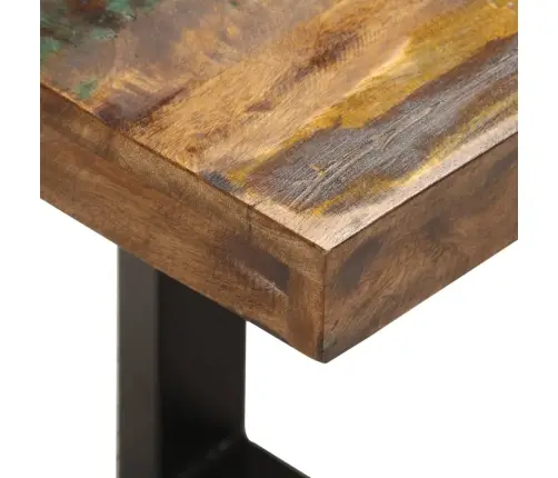 Pink 110 Cm Taaskasutatud Puit Ja Teras