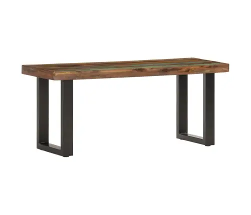 Pink 110 Cm Taaskasutatud Puit Ja Teras