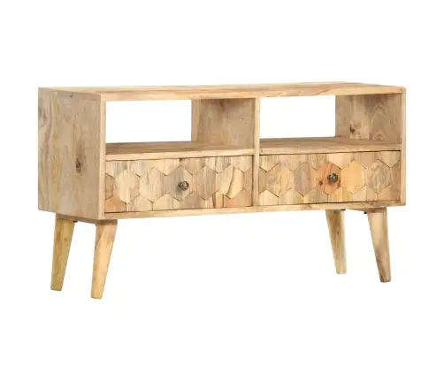 Tv Skapītis, 90X30X50 Cm, Mango Masīvkoks Vidaxl