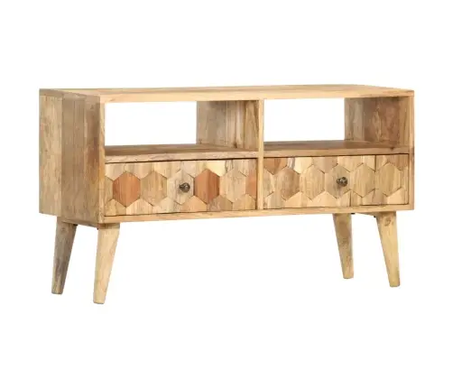 Tv Skapītis, 90X30X50 Cm, Mango Masīvkoks Vidaxl