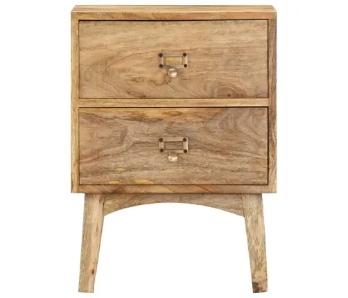 Naktinė Spintelė, 40X35X55cm Mango Medienos Masyvas